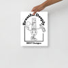 Breathe Deeply 4:20 Poster BRNT Designs 11″×14″ 
