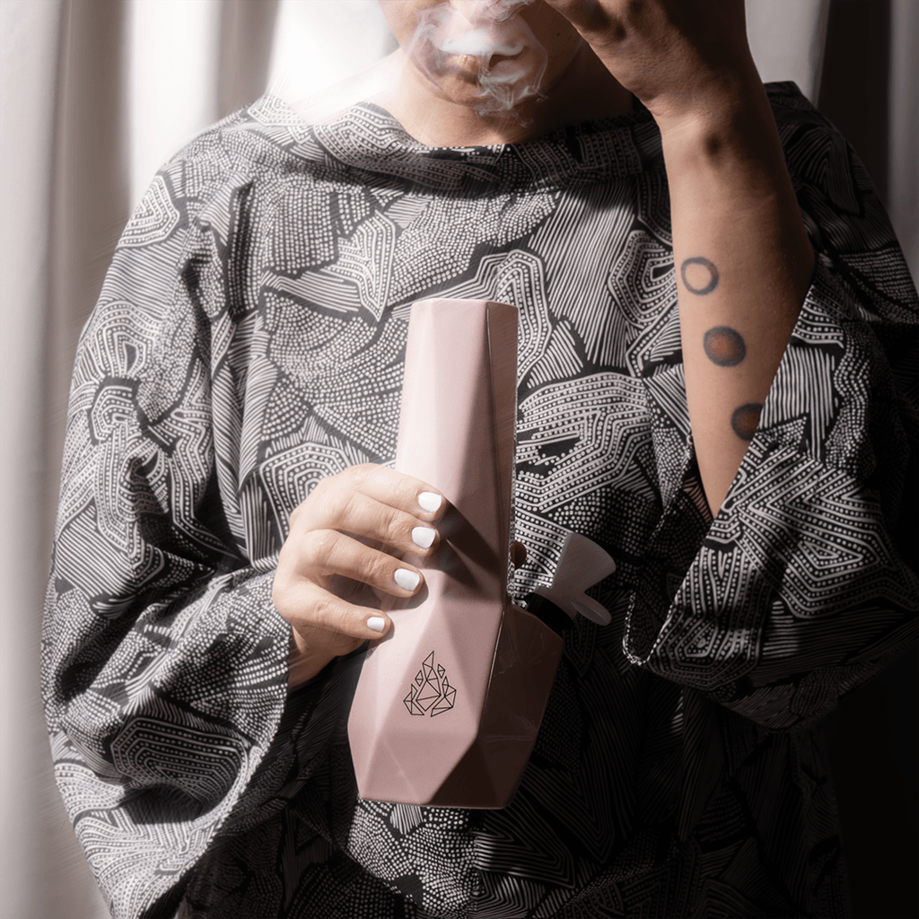 Hexagon, Berries and Cream Bong BRNT Designs 