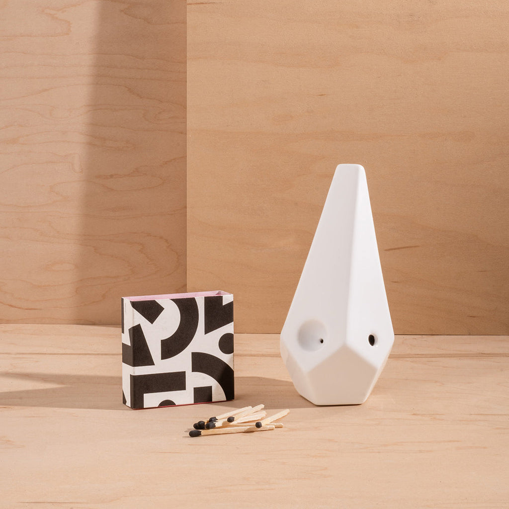 Wooden Matches in Modern 2" Desktop Box BRNT Designs 